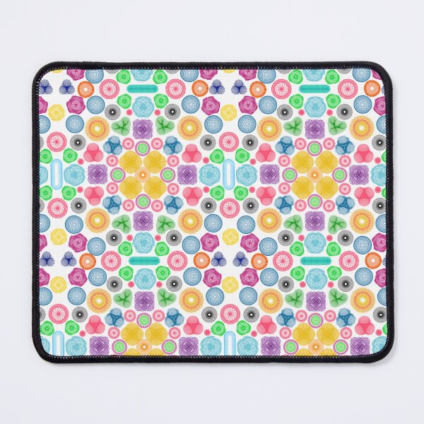 Item preview, Pretty Pinks: a Patterned Spirograph Collage designed and sold by RachelEDesigns.