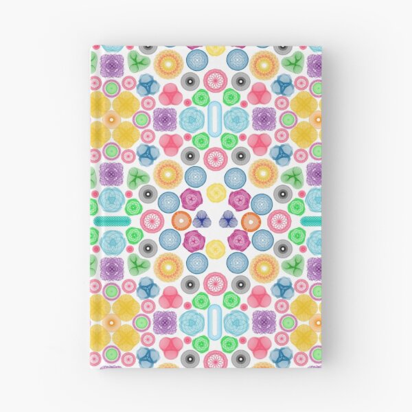 Item preview, Pretty Pinks: a Patterned Spirograph Collage designed and sold by RachelEDesigns.