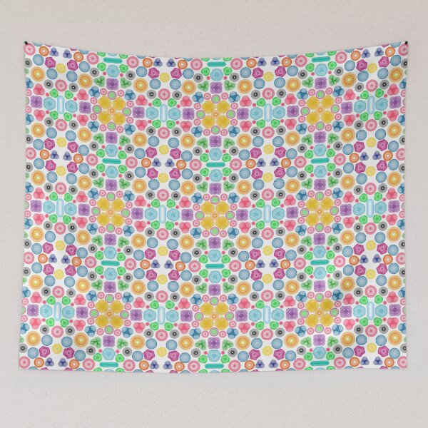 Item preview, Pretty Pinks: a Patterned Spirograph Collage designed and sold by RachelEDesigns.