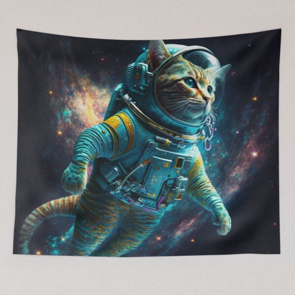 Item preview, Astronaut Cat Portrait designed and sold by Fenixprintworks.