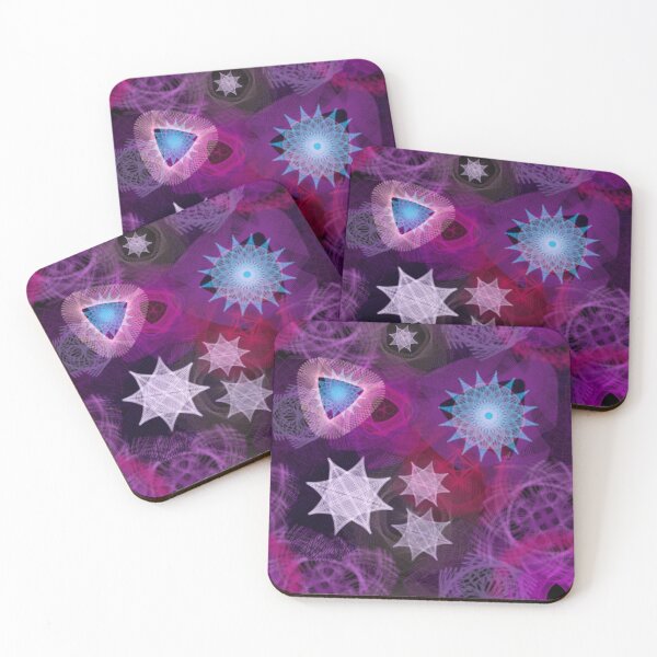 Item preview, Hazy Purples: a Patterned Spirograph Collage designed and sold by RachelEDesigns.