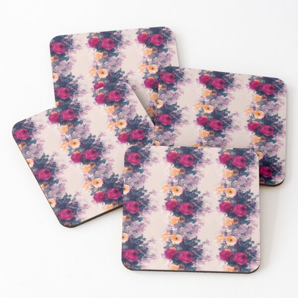 Item preview, Colorful Flower Beautiful Antique Abstract Pattern Water Color Abstract  designed and sold by Infinitelypink.