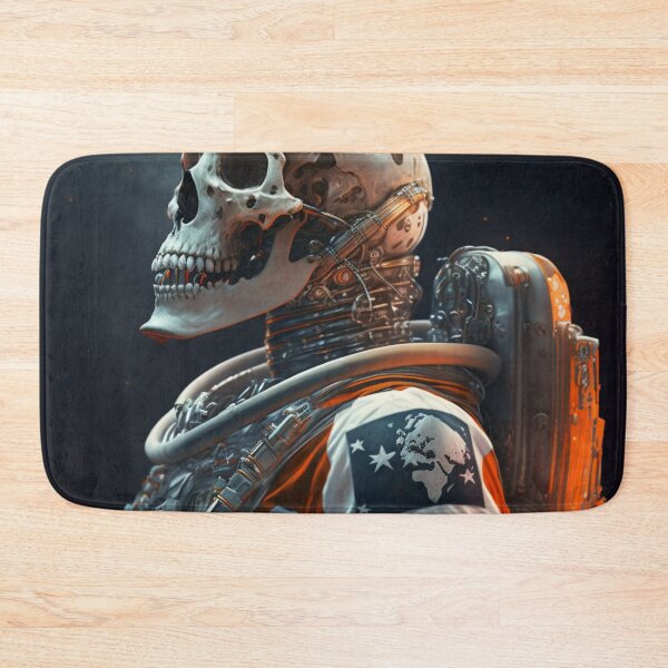 Item preview, Astronaut Skeleton Portrait designed and sold by Fenixprintworks.