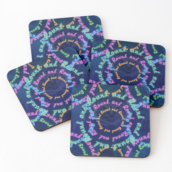Item preview, Round and Round: a Patterned Spirograph Collage designed and sold by RachelEDesigns.