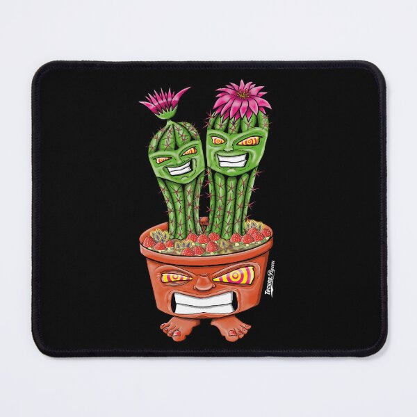 Item preview, TechnoPigeon Evil Cactus Twins  designed and sold by TechnoPigeon.