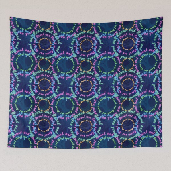 Item preview, Round and Round: a Patterned Spirograph Collage designed and sold by RachelEDesigns.