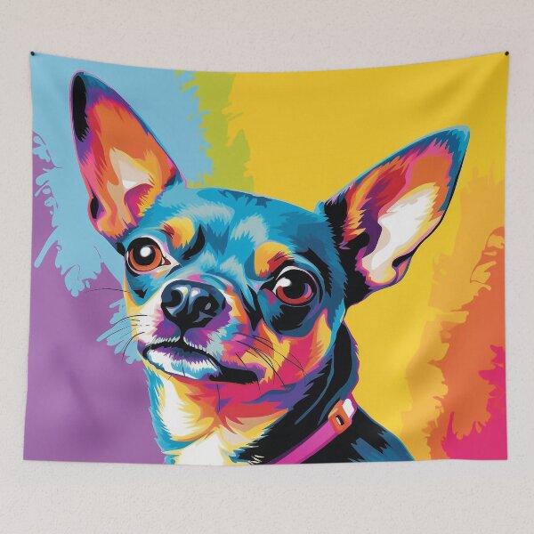 Item preview, Chihuahua pop art designed and sold by hhh-art.
