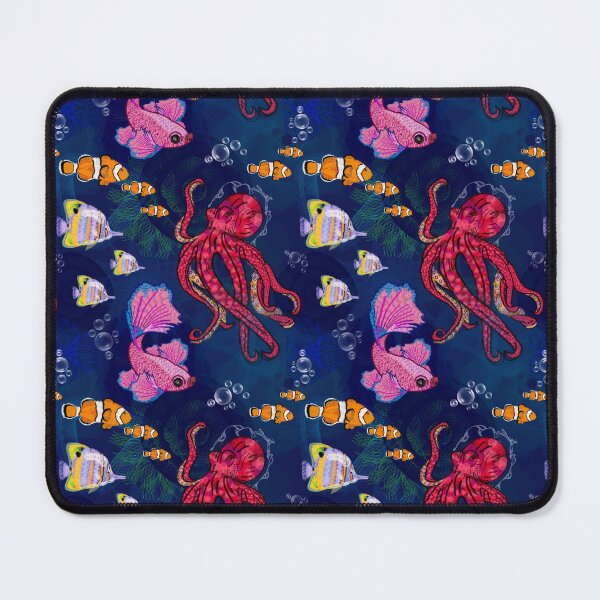 Item preview, Under the Sea: a Patterned Spirograph Collage designed and sold by RachelEDesigns.