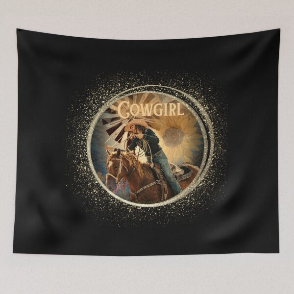 Item preview, Sunflower Neon Cowgirl designed and sold by Jeremy Martin.