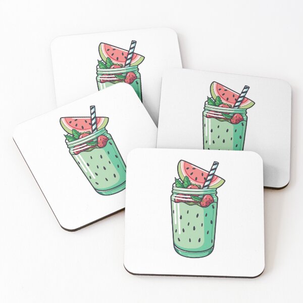 Item preview, Cute Watermelon Smoothie Design for Fruit Lovers designed and sold by Stickerchef.