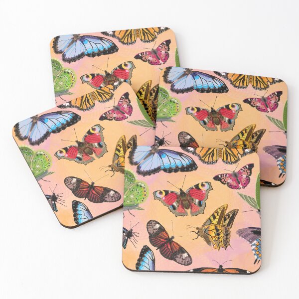 Item preview, Butterfly Kaleidoscope: a Patterned Spirograph Collage designed and sold by RachelEDesigns.