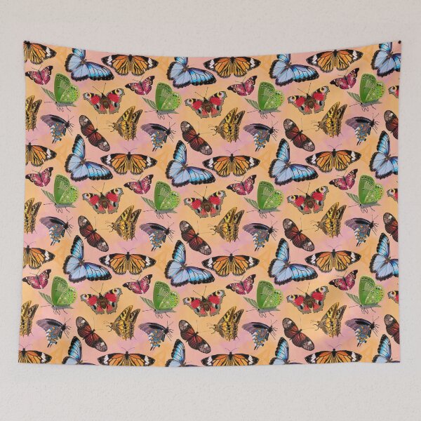 Item preview, Butterfly Kaleidoscope: a Patterned Spirograph Collage designed and sold by RachelEDesigns.