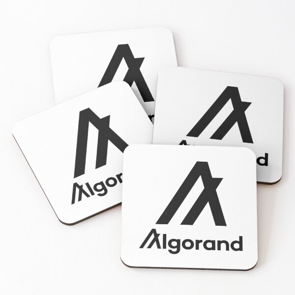 Item preview, Algorand ALGO Crypto Altcoin - Clean Vertical Black Logo designed and sold by CryptoMoods.