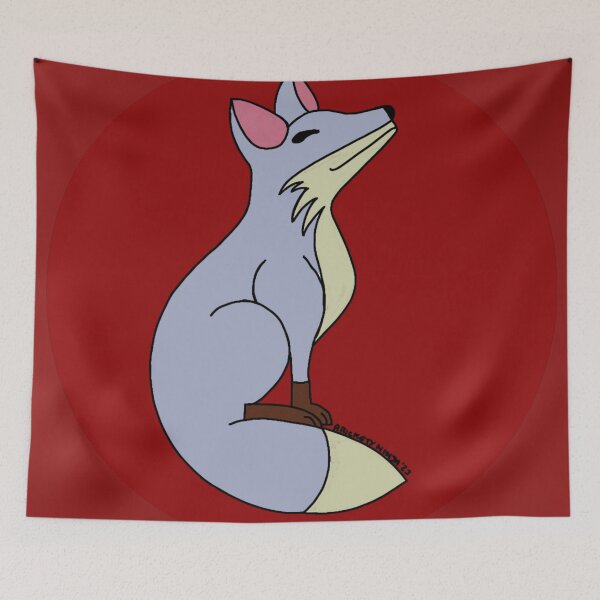 Item preview, Happy Fox - Grey designed and sold by A-Rickety-Ninja.