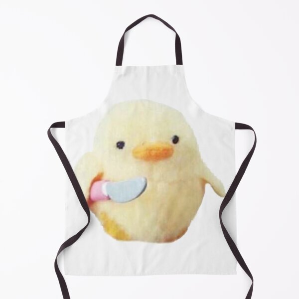 Item preview, Cute little duck with knife designed and sold by BrontesWhimsyStore.