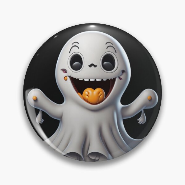 Item preview, Funny Cute Smiling Ghost designed and sold by PC-artist.