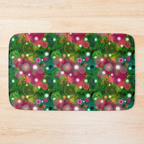 Item preview, Jungle Stars: a Patterned Spirograph Collage designed and sold by RachelEDesigns.