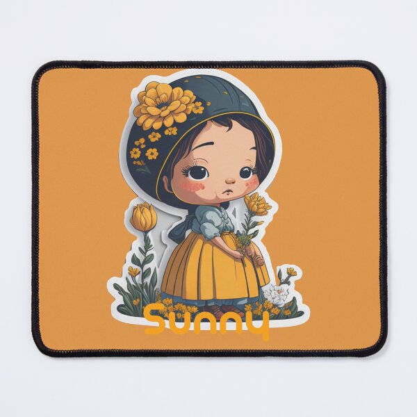 Item preview, Sunflower Dreams: Little Girl in Watercolor (you are my sunshine) designed and sold by hudaG.