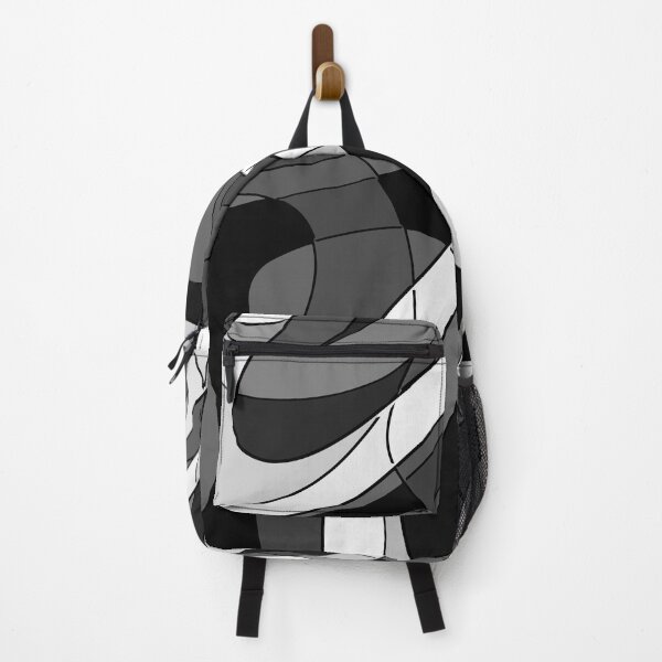 Item preview, Monochrome Squashed Shapes Abstract designed and sold by Trevor Hirst.