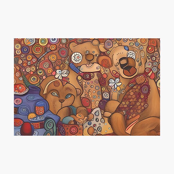 Artikelvorschau, Teddybären-Picknick entworfen und verkauft von Colin Bentham.