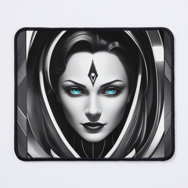 Item preview, Portrait Of Lady Demenika A Beautiful AI Concept Art Portrait by Xzendor7 designed and sold by Xzendor7 Digital Art Creations.