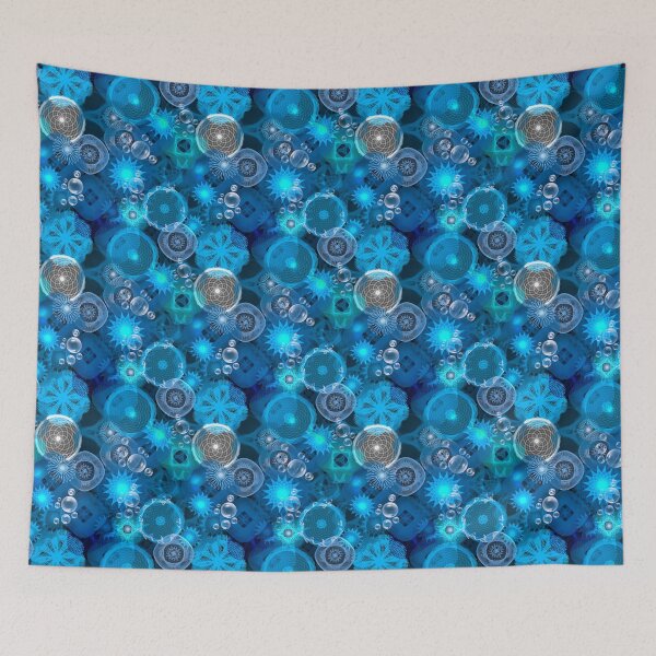 Item preview, Ocean Patterns: a Patterned Spirograph Collage designed and sold by RachelEDesigns.
