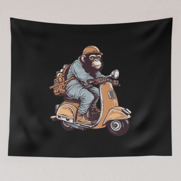 Item preview, Scooter Rider Ape designed and sold by hamishby.
