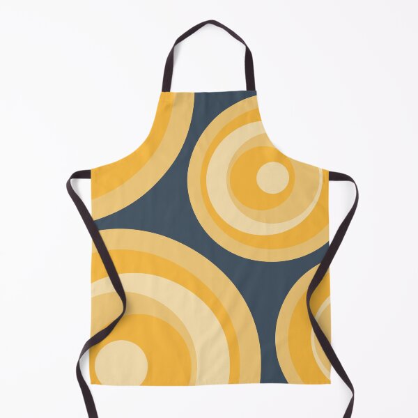 Item preview, Yellow retro style circles designed and sold by BattaAnastasia.