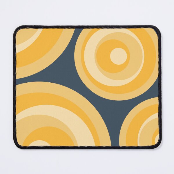 Item preview, Yellow retro style circles designed and sold by BattaAnastasia.