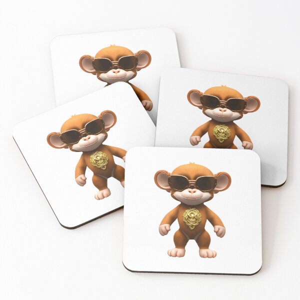 Item preview, Monkey in cartoon style designed and sold by IrinaGuArt.