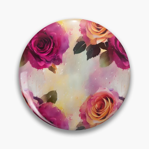 Item preview, Verticle Antique Abstract Rose Pattern Water Color Pattern designed and sold by Infinitelypink.