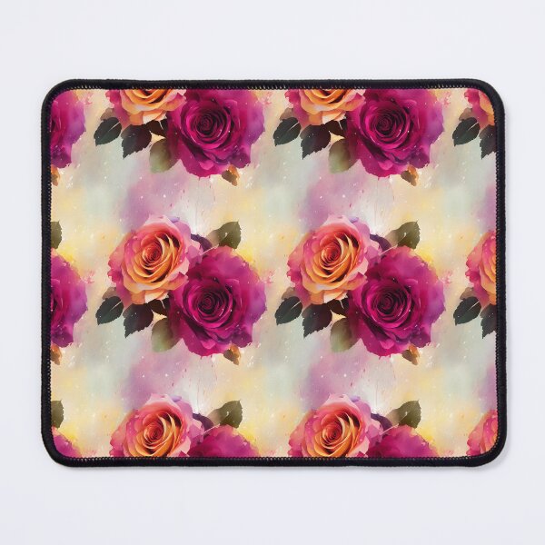 Item preview, Verticle Antique Abstract Rose Pattern Water Color Pattern designed and sold by Infinitelypink.