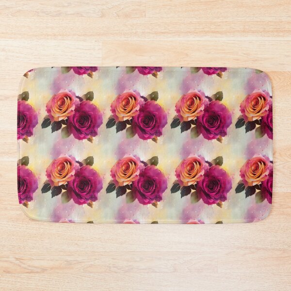 Item preview, Verticle Antique Abstract Rose Pattern Water Color Pattern designed and sold by Infinitelypink.