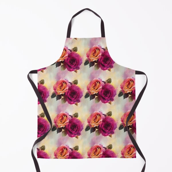 Item preview, Verticle Antique Abstract Rose Pattern Water Color Pattern designed and sold by Infinitelypink.