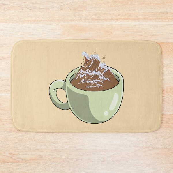 Item preview, Coffee with ocean waves splash designed and sold by Donutlovers.