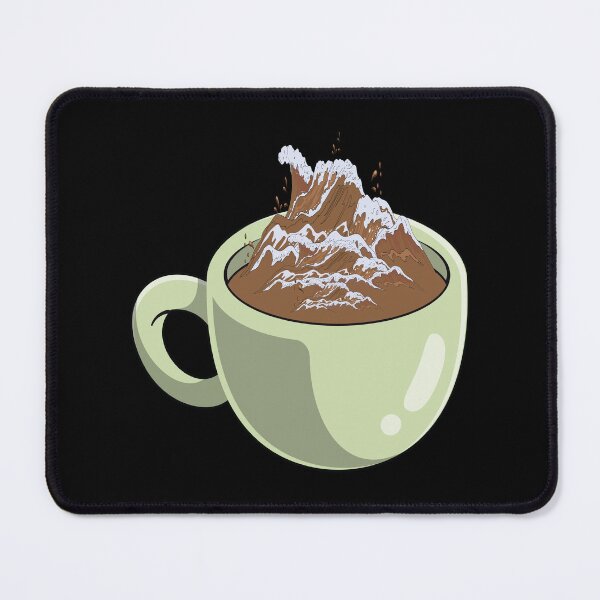 Item preview, Coffee with ocean waves splash designed and sold by Donutlovers.
