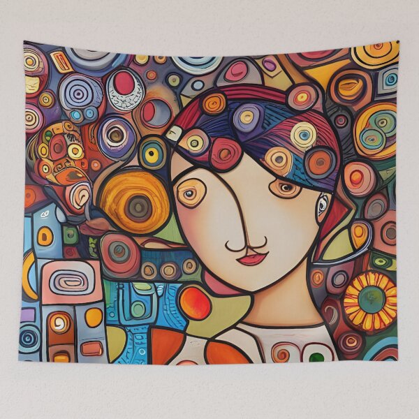 Item preview, Woman with flowers designed and sold by Colin Bentham.