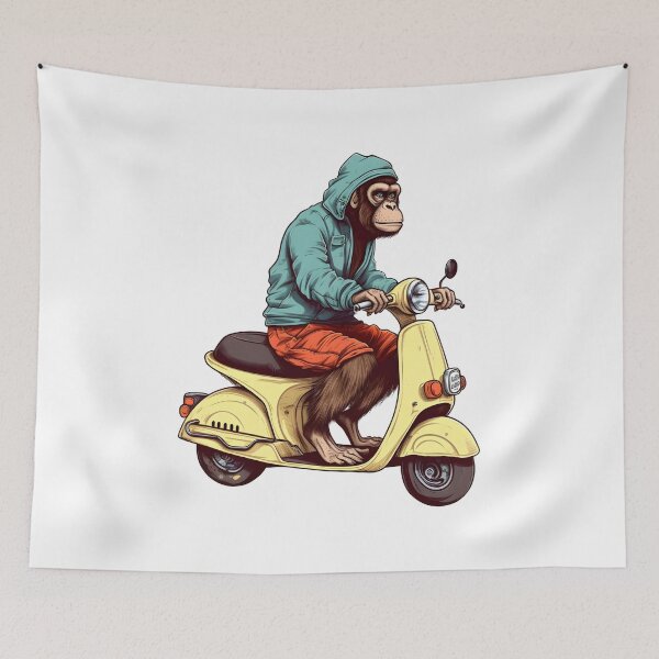 Item preview, Scooter Rider Ape designed and sold by hamishby.