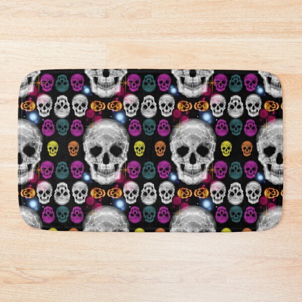 Item preview, Spooky Skulls: a Patterned Spirograph Collage designed and sold by RachelEDesigns.