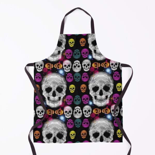 Item preview, Spooky Skulls: a Patterned Spirograph Collage designed and sold by RachelEDesigns.