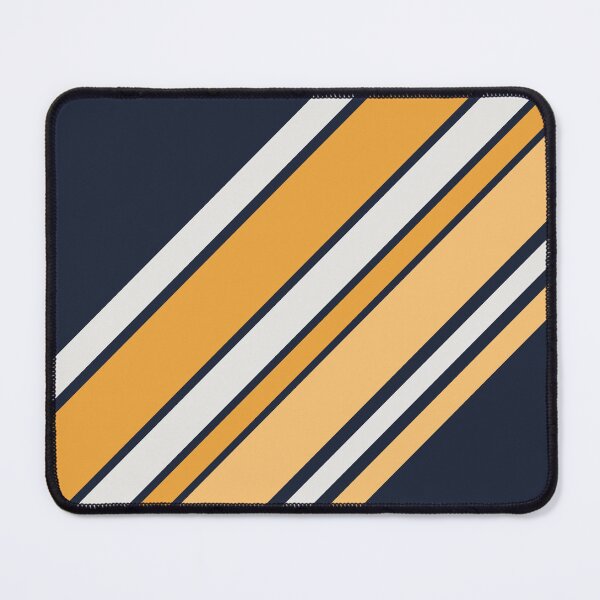 Item preview, Diagonal yellow and gray retro style stripes design designed and sold by BattaAnastasia.