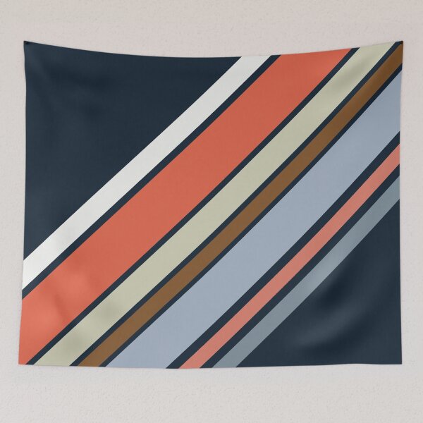 Item preview, Diagonal retro style stripes design designed and sold by BattaAnastasia.