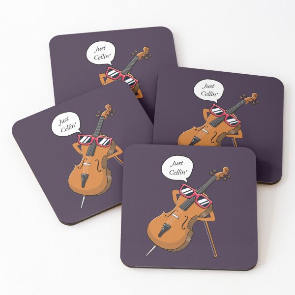 Item preview, Funny cello music instrument chilling  designed and sold by Donutlovers.