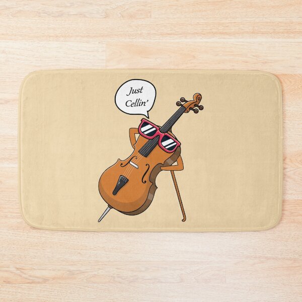 Item preview, Funny cello music instrument chilling  designed and sold by Donutlovers.