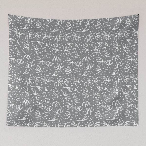 Item preview, Grey leaves pattern designed and sold by ArchiJoshi2001.