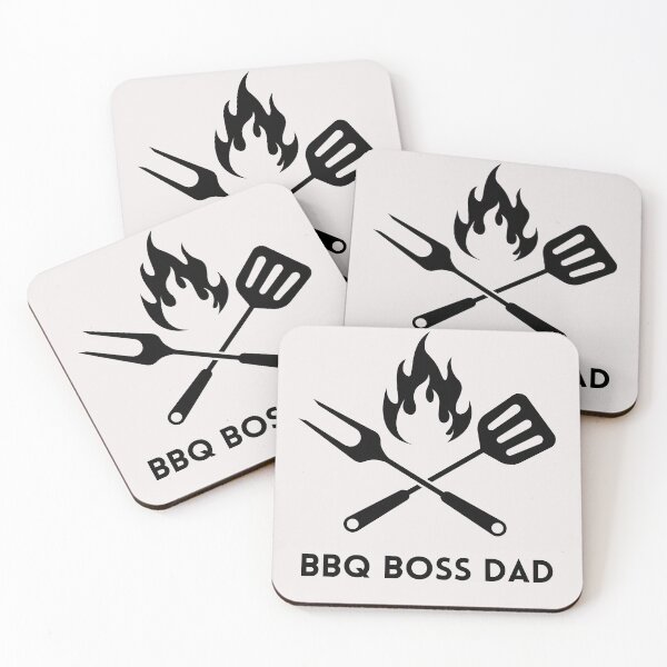 Item preview, BBQ Boss Dad - black text designed and sold by aliveinmiddle.