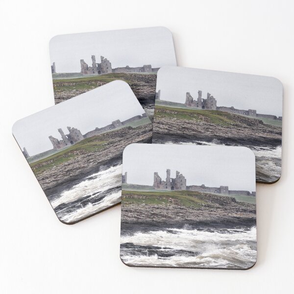 Item preview, Rough waves battering the coast near Dustanburgh castle Northumberland, UK designed and sold by Richard Flint.