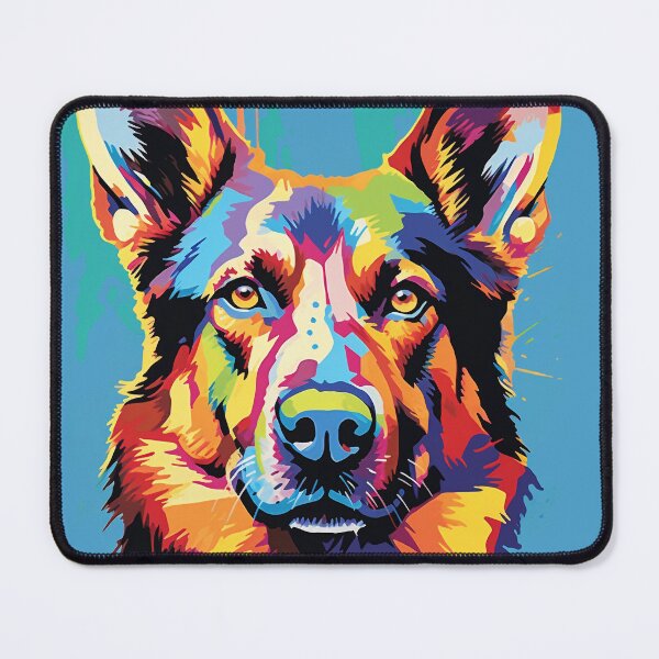 Item preview, German shepherd pop art designed and sold by hhh-art.