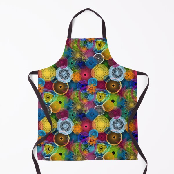 Item preview, Circus Circles: a Patterned Spirograph Collage designed and sold by RachelEDesigns.