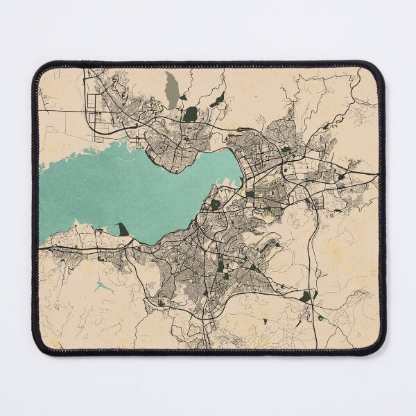 Item preview, Mapa de la ciudad de Izmir de Turquía - Vintage designed and sold by deMAP.